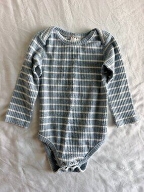 Hanna 18-24 Blue Stripe Bodysuit